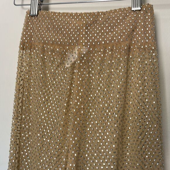 For Love & Lemons Rhinestone Kiara Mesh Shorts XS - Glamorous, Sheer, NWT - Picture 8 of 10